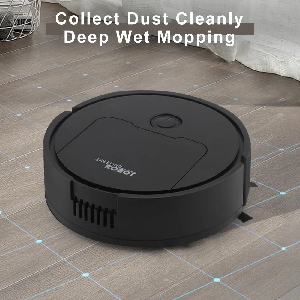 Fully Automatic Robot Vacuum — 3-in-1 Sweep, Mop & Suction | Smart Home Cleaner