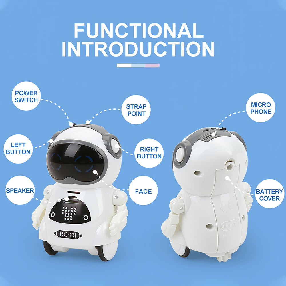 Interactive Talking Robot Toy | Voice Recognition, Singing & Dancing | 3 Colors