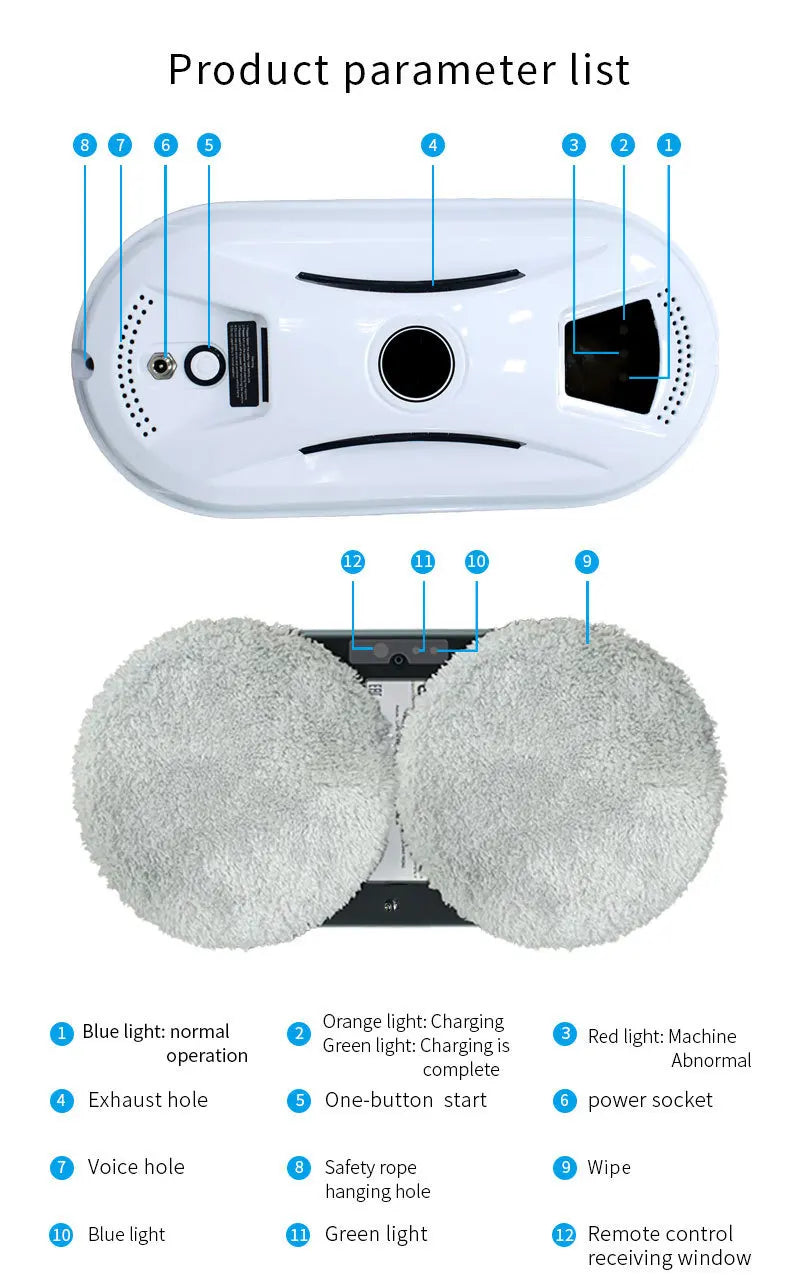 Smart Robot Window Cleaner — Clean Your Windows Effortlessly with AI Technology