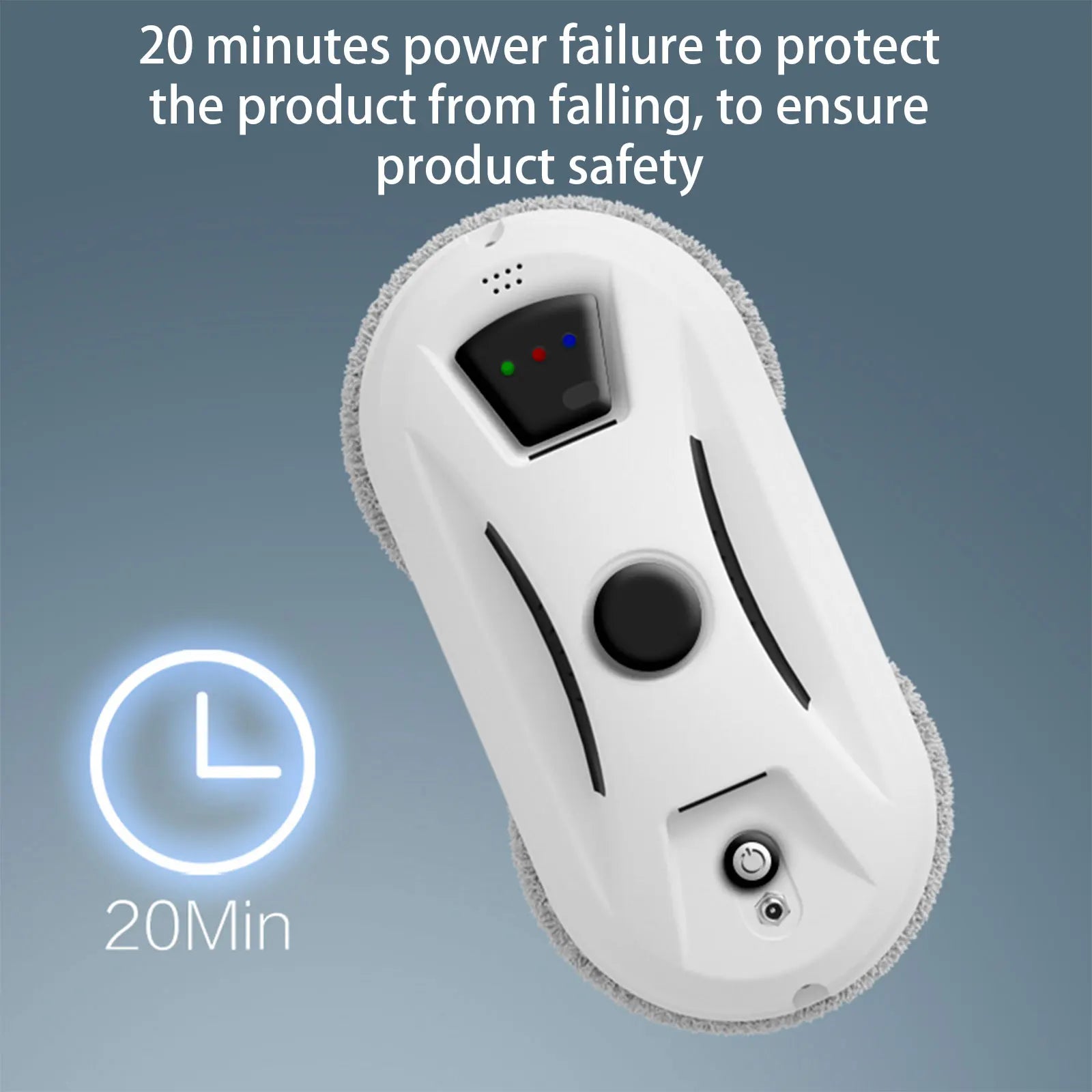 Ultra-Thin Robot Window Cleaner with 5600PA Suction & 3 Cleaning Modes
