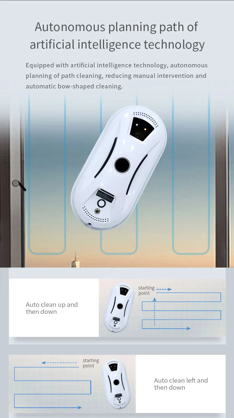 Smart Robot Window Cleaner — Clean Your Windows Effortlessly with AI Technology