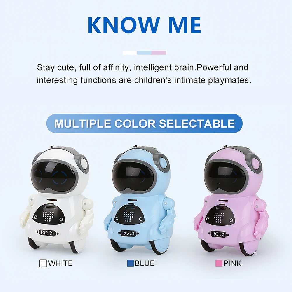 Interactive Talking Robot Toy | Voice Recognition, Singing & Dancing | 3 Colors