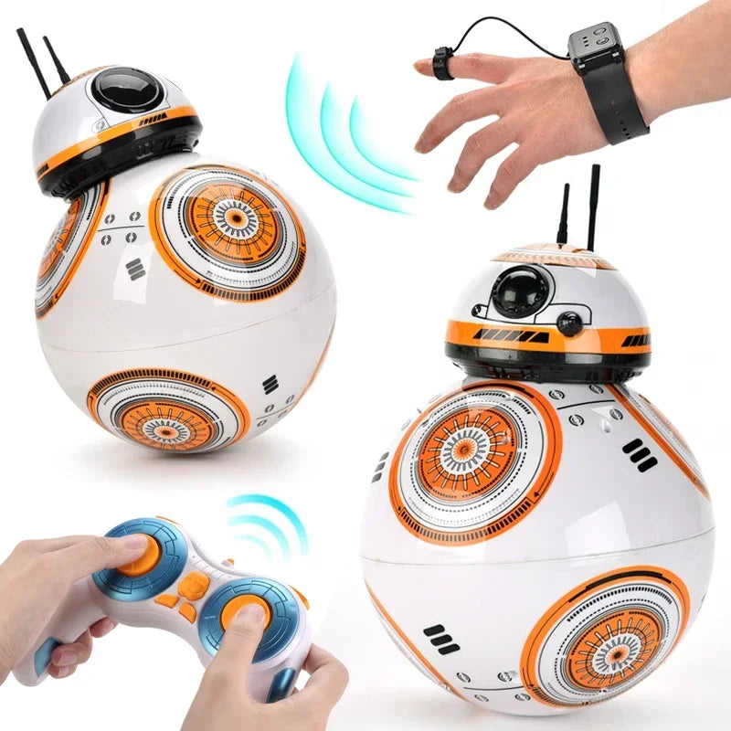 RC Robot 2.4G Radio Remote Control with Sound, Water Mist & LED Lights