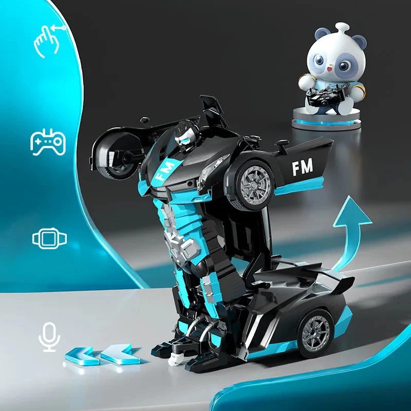 1:12 36cm RC Car Robot Gesture Sensing Deformation Fighting Robots Modles Transformation Remote Control Cars Toys Gifts for Boys