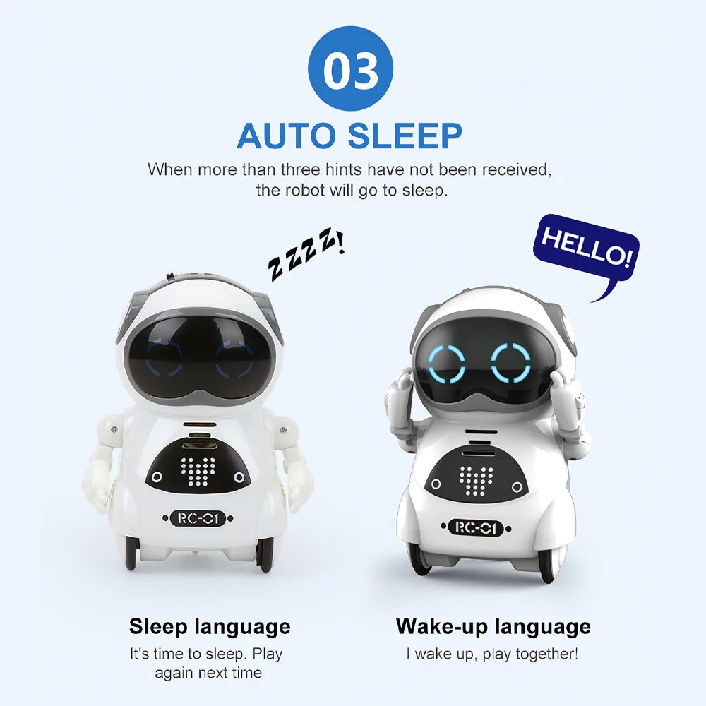 Interactive Talking Robot Toy | Voice Recognition, Singing & Dancing | 3 Colors