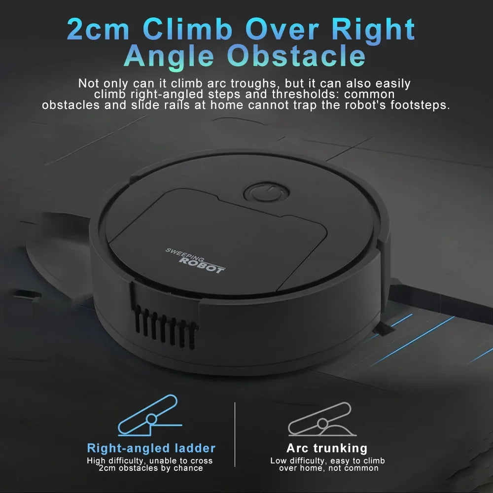 Fully Automatic Robot Vacuum — 3-in-1 Sweep, Mop & Suction | Smart Home Cleaner
