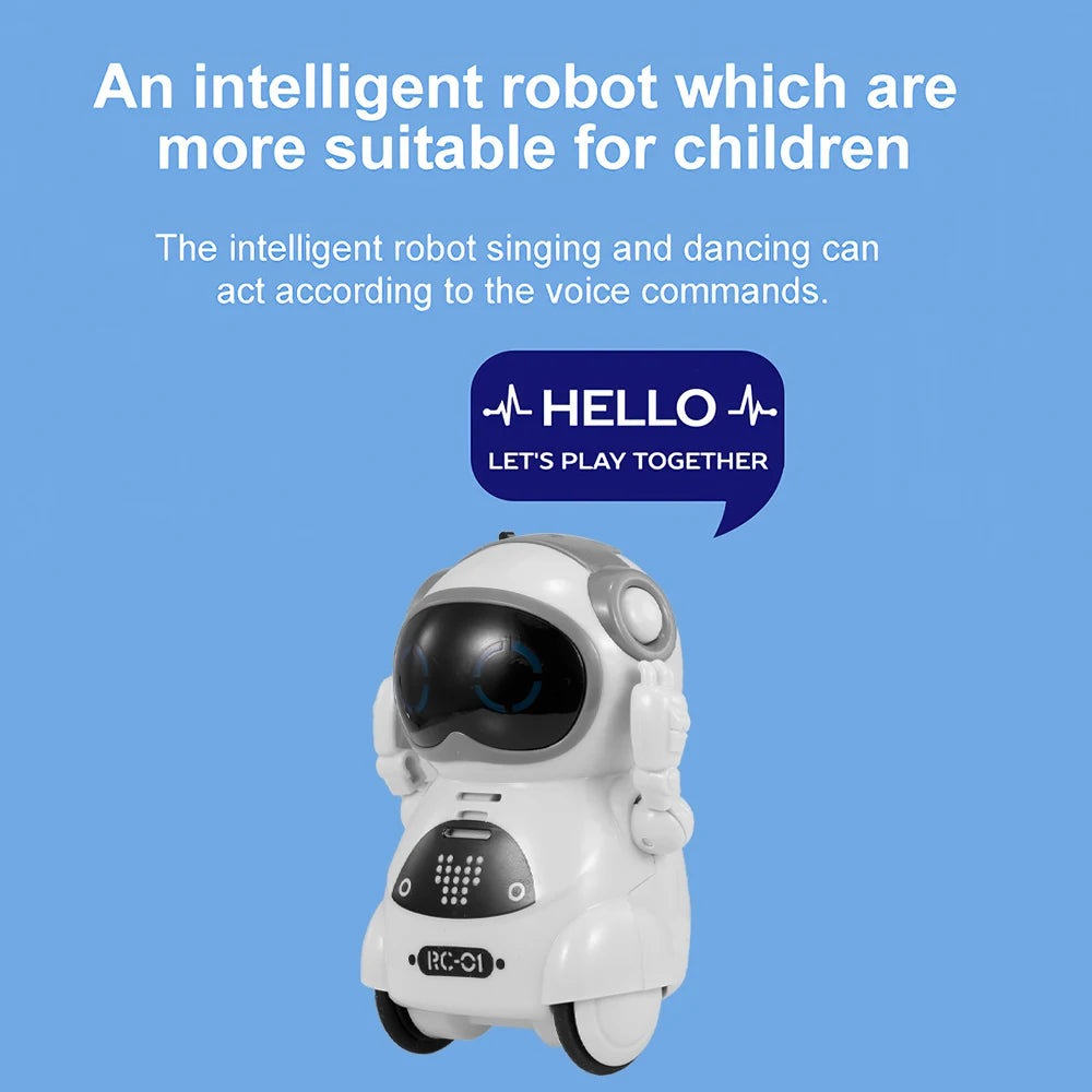 Interactive Talking Robot Toy | Voice Recognition, Singing & Dancing | 3 Colors