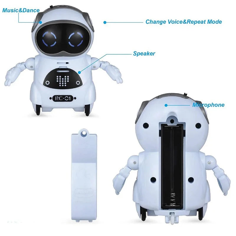 Interactive Talking Robot Toy | Voice Recognition, Singing & Dancing | 3 Colors